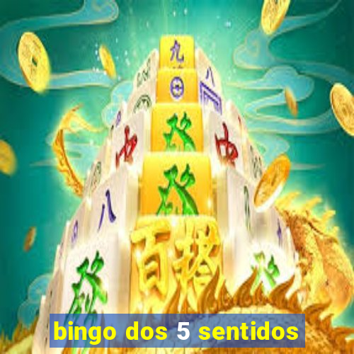 bingo dos 5 sentidos