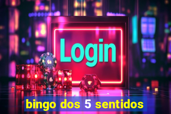 bingo dos 5 sentidos