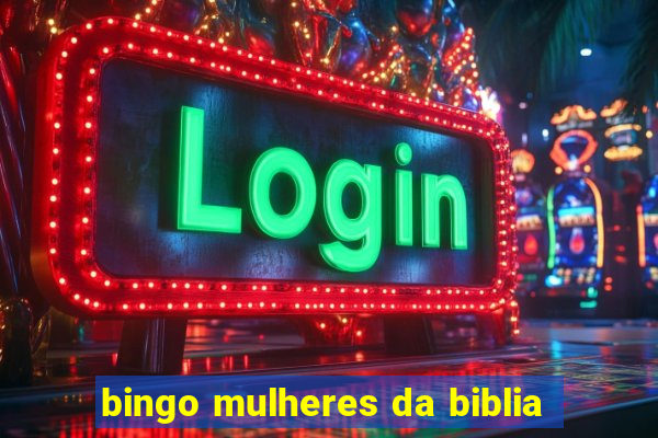 bingo mulheres da biblia